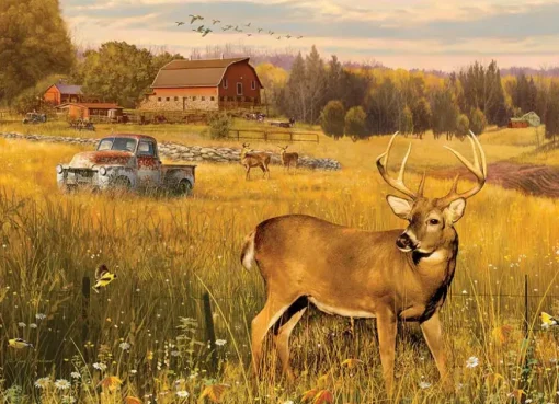 Puzzle Deer Field 500 XXL