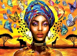 Puzzle Delightful Woman