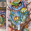 Puzzle Diamant painting: A watchful owl 30x40cm 7D