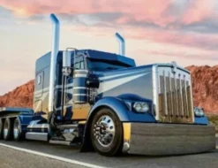 Puzzle Diamant painting: Blue truck 30x40 cm