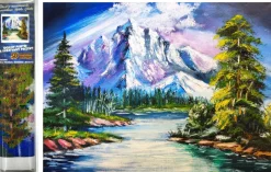 Puzzle Diamant painting: Big mountain 30x40 cm