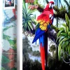 Puzzle Diamant painting: Colorful parrots 80x40cm