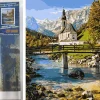 Puzzle Diamant painting: Church in Ramsau 30x40cm