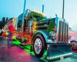 Puzzle Diamant painting: Colorful truck 30x40cm