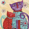 Puzzle Diamant painting: Cats 30x30cm 7D