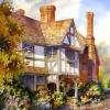 Puzzle Diamant painting: Country villa 30x40cm