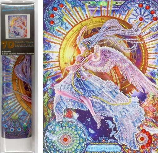 Puzzle Diamant painting: Fairy 30x40cm 7D
