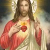 Puzzle Diamant painting: Jesus with a heart 30x40 cm
