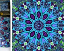 Puzzle Diamant painting: Magic mandala 30x30cm
