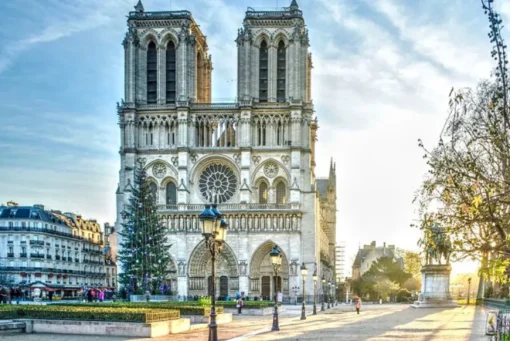 Puzzle Diamant painting: Notre Dame Cathedral 30x40 cm