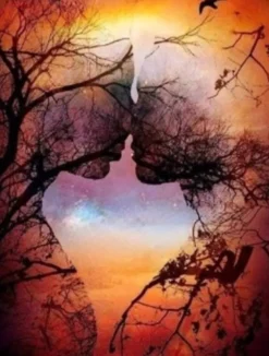 Puzzle Diamant painting: Old love 30x40 cm
