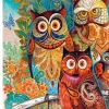 Puzzle Diamant painting: Owls 30x40cm