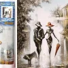 Puzzle Diamant painting: Romantic walk 30x40cm