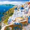Puzzle Diamant painting: Santorini 30x40cm