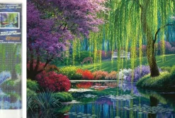 Puzzle Diamant painting: Summer in the park 30x40cm