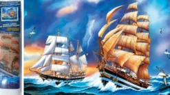 Puzzle Diamant painting: Sailboats 30x40cm