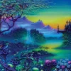 Puzzle Diamant painting: The mysterious castle 30x40cm