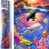 Puzzle Diamant painting: Under water world 80x40cm