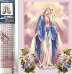 Puzzle Diamant painting: Virgin Mary 30x40cm