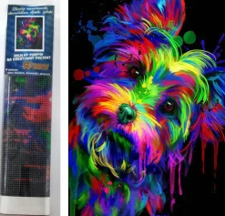 Puzzle Diamant painting: Yorkshire terrier 30x40cm