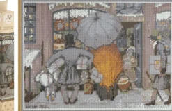 Puzzle Diamond Painting Anton Pieck - Výloha 50x40cm