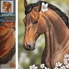 Puzzle Diamond Painting Kô艌 s kvetinami 30x40cm