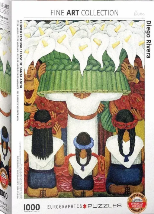 Puzzle Diego Rivera - Flower Festival