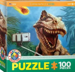 Puzzle Dino Selfie 100 XXL