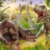Puzzle Dinosaur battle