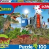 Puzzle Dinosaurs from Prehistoric Times + figure