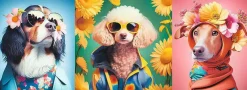 Puzzle Doggie Fashion Week panoráma