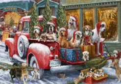 Puzzle Dogs on Truck