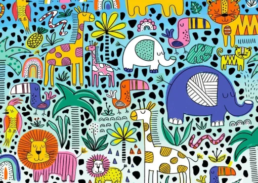 Puzzle Doodle Safari