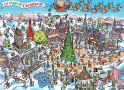 Puzzle Doodle Town: 12 Days of Christmas