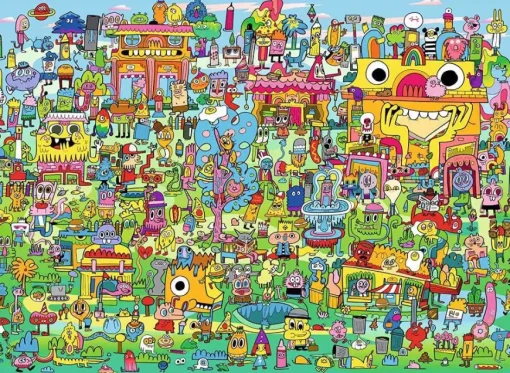 Puzzle Doodle Village