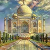 Puzzle Dream City Art: Taj Mahal