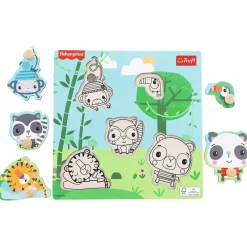 Puzzle Drevená vkláda膷ka D啪ung木a
