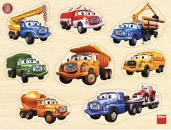 Puzzle Drevená vkláda膷ka Tatra 8 dielikov