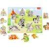 Puzzle Drevená vkláda膷ka Zámok