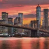 Puzzle East River at dusk