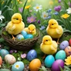 Puzzle Easter Chicks