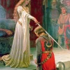 Puzzle Edmund Blair Leighton - The Accolade, 1901