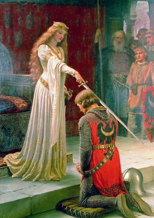 Puzzle Edmund Blair Leighton - The Accolade, 1901