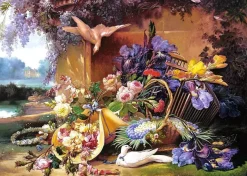 Puzzle Elegant still life with flowers New colection