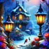 Puzzle Enchanted Wintery Scene