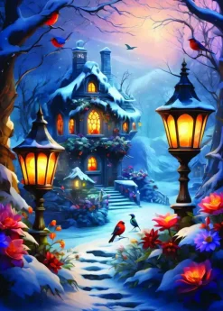 Puzzle Enchanted Wintery Scene