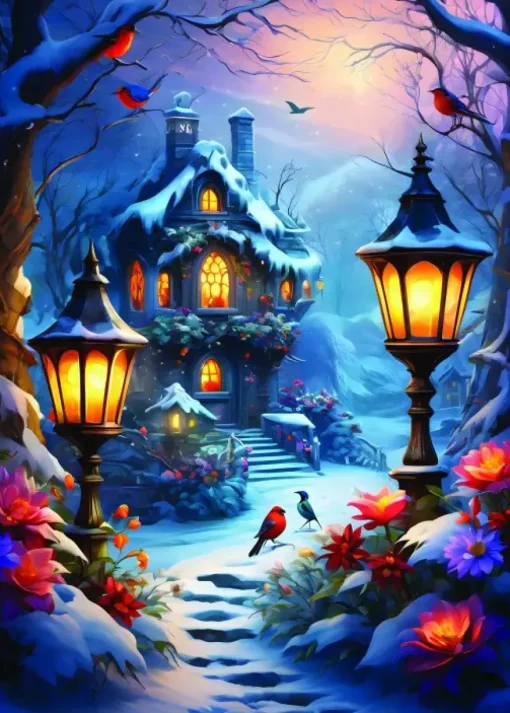Puzzle Enchanted Wintery Scene