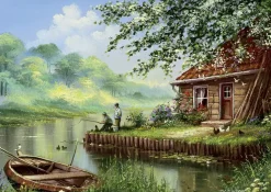 Puzzle Evening Fishing Rod