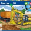 Puzzle Excavator + model SIKU 40 dielikov