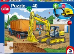 Puzzle Excavator + model SIKU 40 dielikov